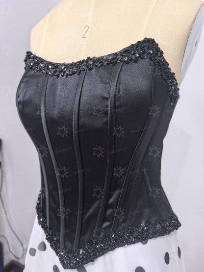 Vestido de noche largo de sirena con un hombro descubierto y lentejuelas brillantes, HE370