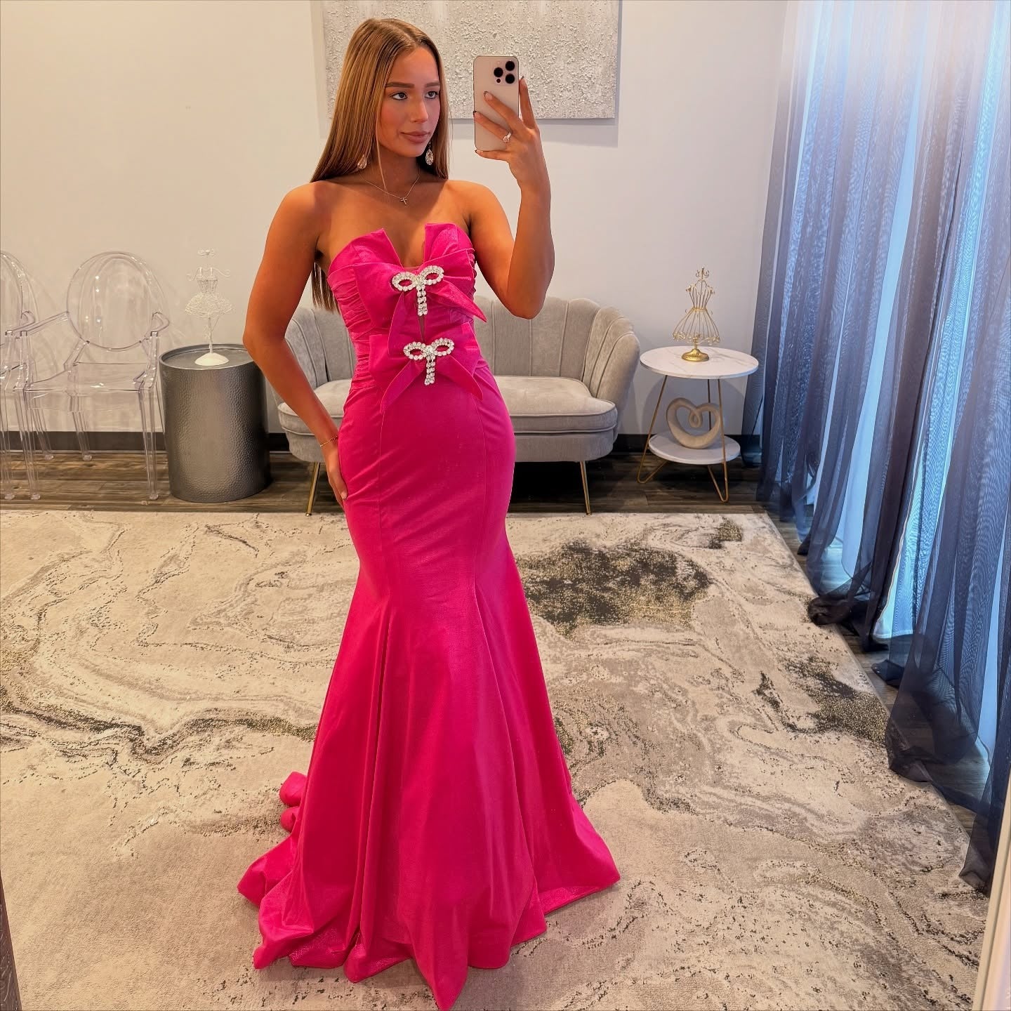 Mermaid Satin Sweetheart Prom Dresses Long Strapless Evening Party Gowns for Women HE1142