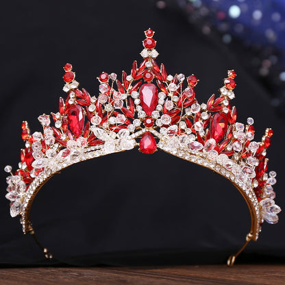 HE303-Wedding Bridal Hair Accessories Sweet 16 Birthday Crowns Prom Party Tiaras Quinceanera Ceremony Photo Props