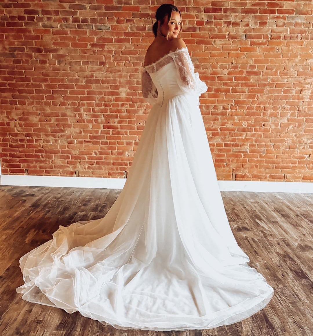 boho lace tulle maxi dress Women's A Line Tulle Wedding Dresses Boho Lace Long Sleeves Wedding Go –  Hebebridal