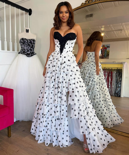 Vestido de noche largo de sirena con un hombro descubierto y lentejuelas brillantes, HE370