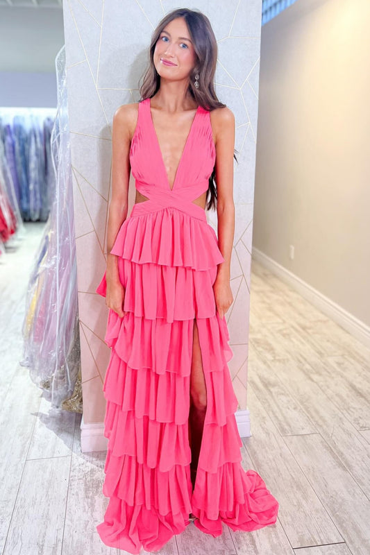 Vestido de noche largo de sirena con un hombro descubierto y lentejuelas brillantes, HE370