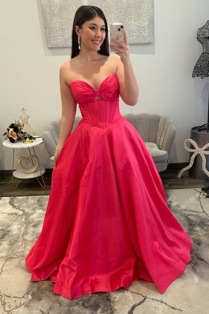 Vestido de noche largo de sirena con un hombro descubierto y lentejuelas brillantes, HE370