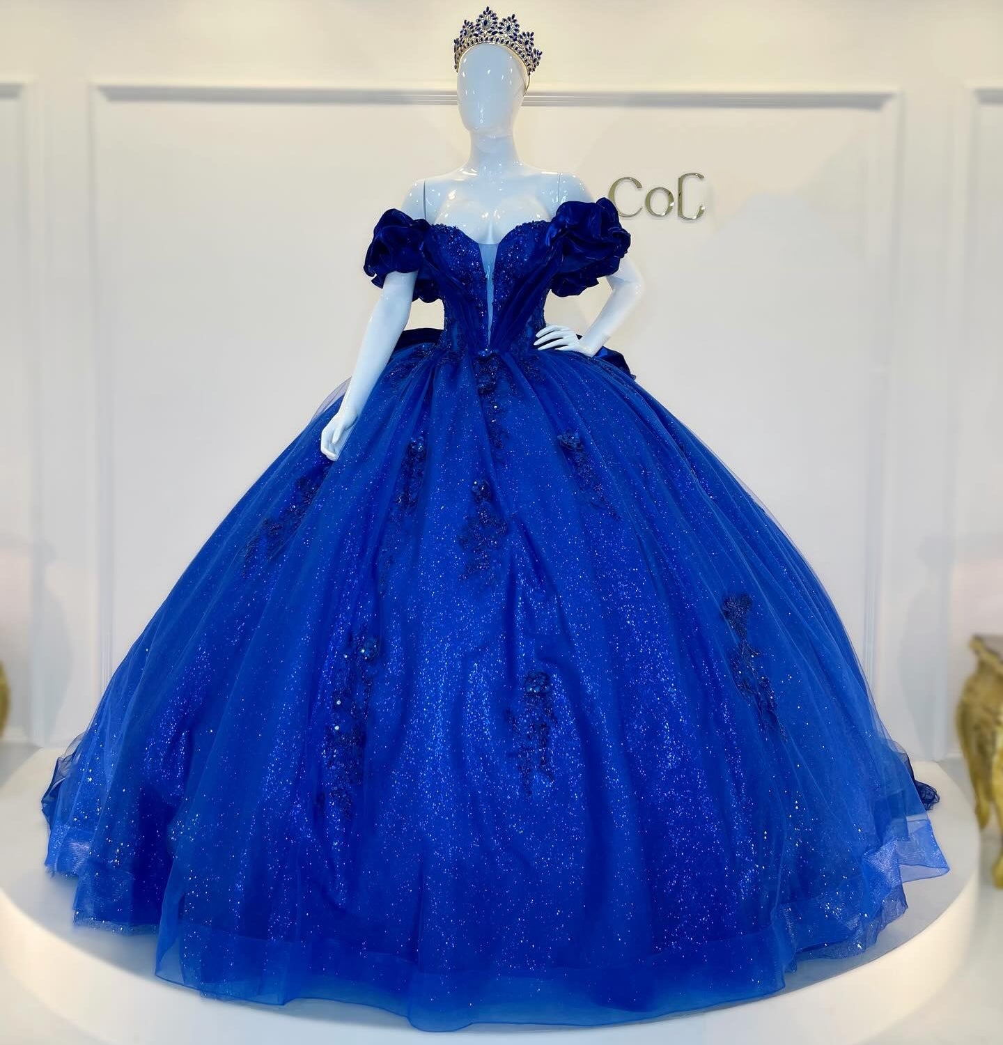 Ball Gown Tulle Lace Quinceanera Dresses Princess Sweet 15 Birthday Party Gowns HE1385