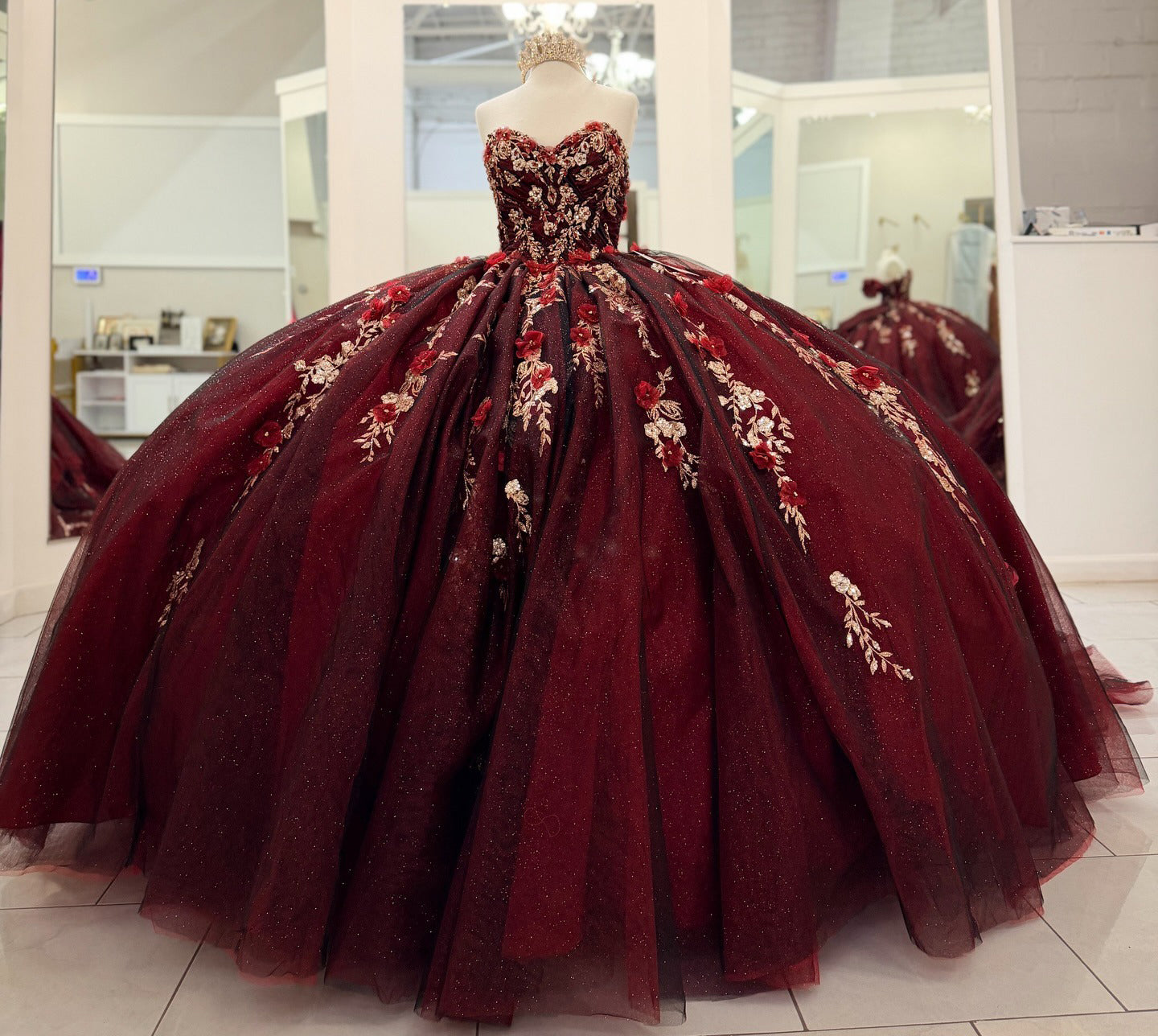 Vestidos de quinceañera con hombros descubiertos, tul princesa, apliques, vestidos de quinceañera HE530