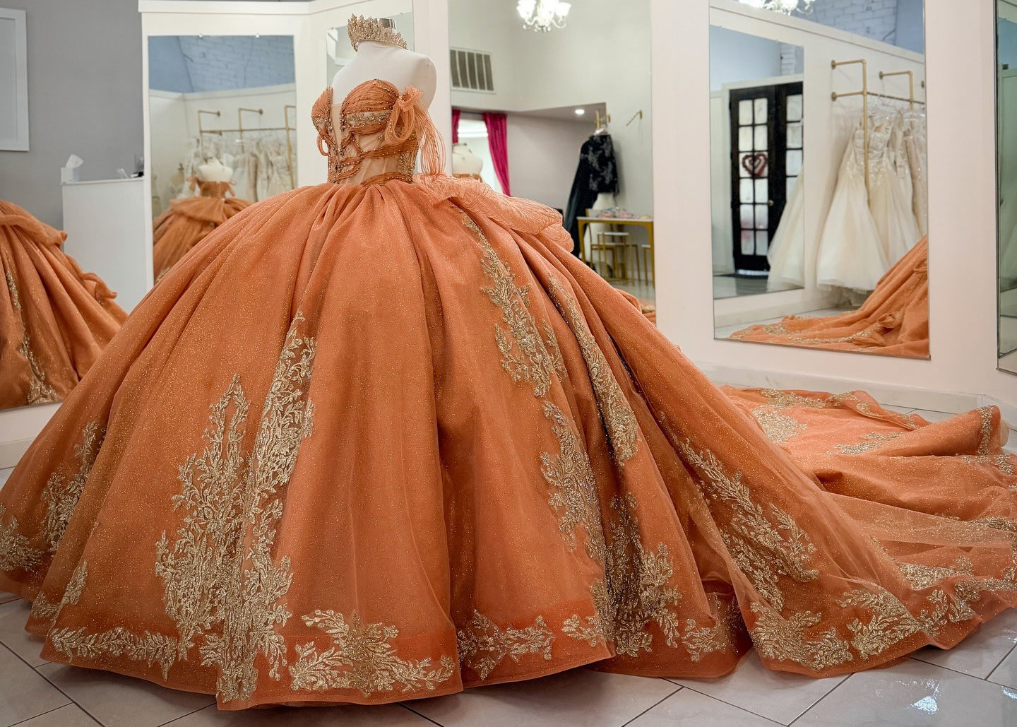 Vestidos de quinceañera con hombros descubiertos, tul princesa, apliques, vestidos de quinceañera HE530