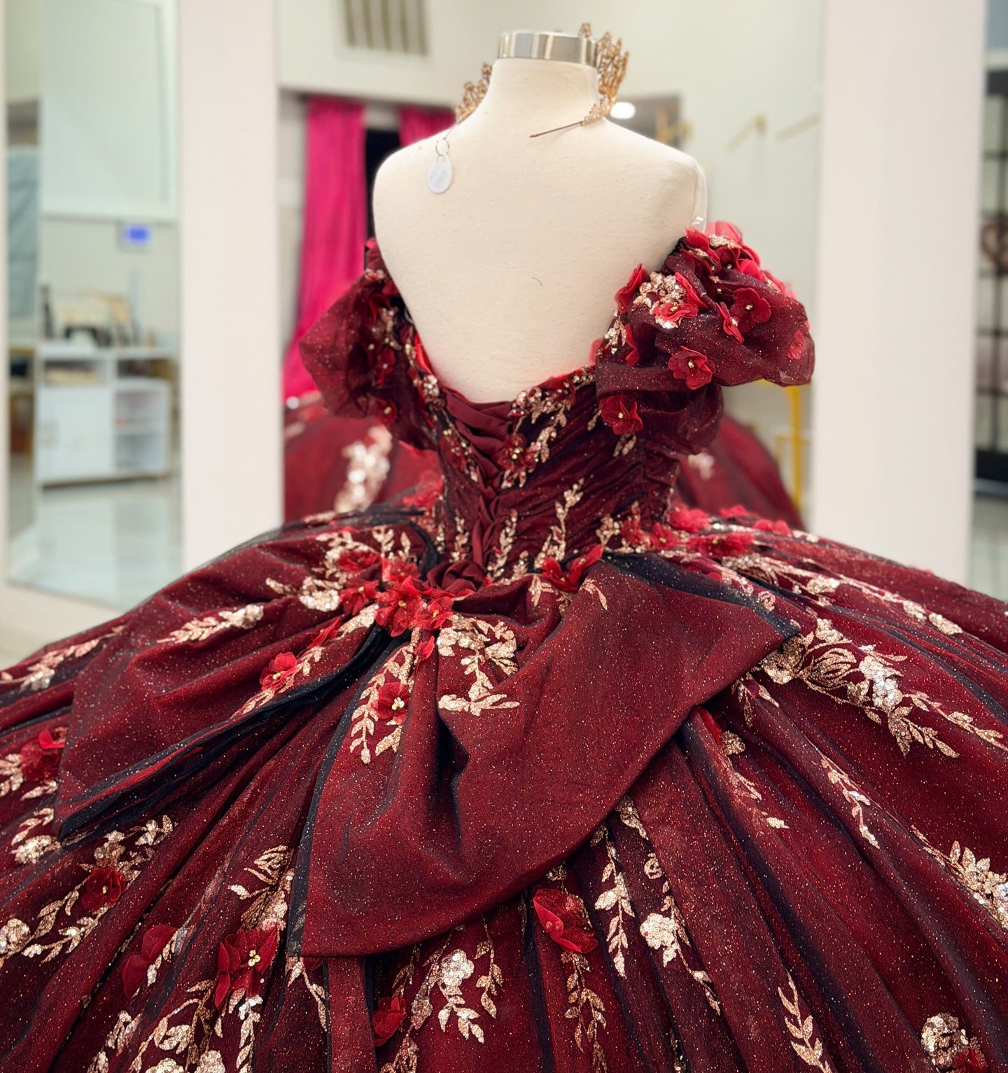 Vestidos de quinceañera con hombros descubiertos, tul princesa, apliques, vestidos de quinceañera HE530