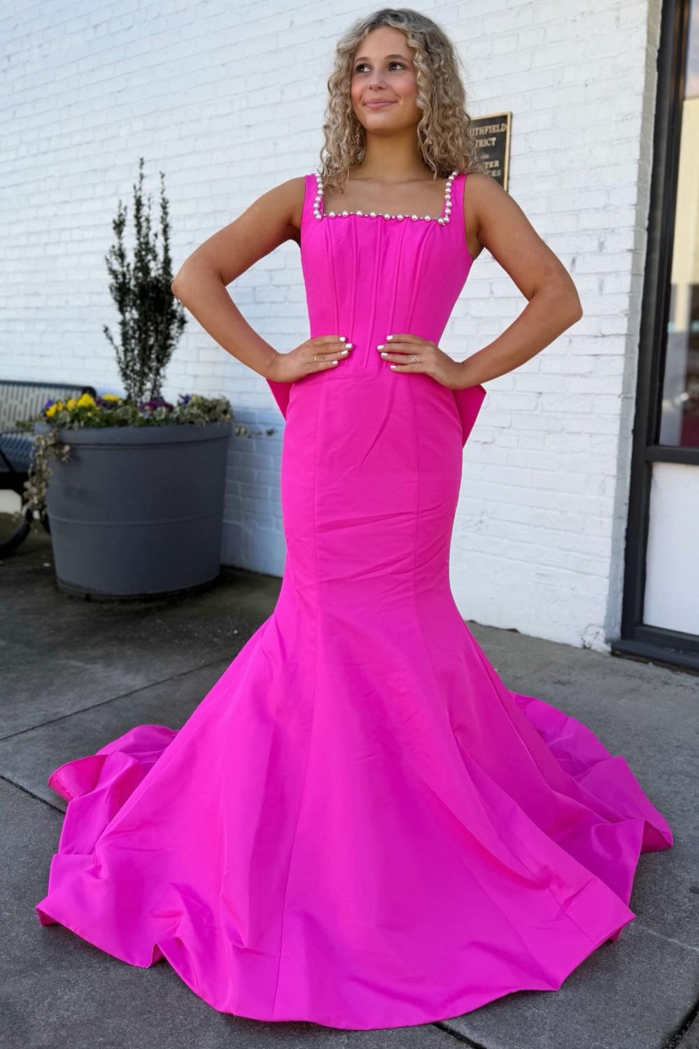 Mermaid Satin Crystal Long Prom Dresses Sweetheart Corset Evening Party Gowns HE1416