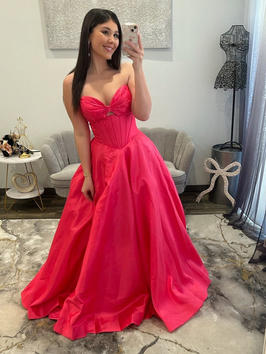 Vestido de noche largo de sirena con un hombro descubierto y lentejuelas brillantes, HE370