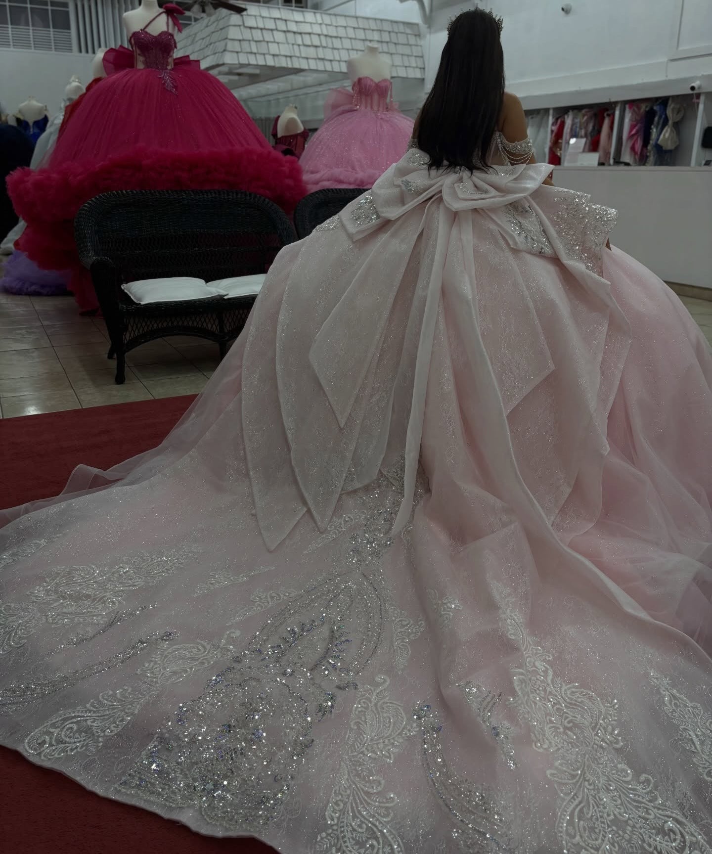 Ball Gown Off Shoulder Lace Beaded Quinceanera Dresses Sweet 15 Party Dress HE1286