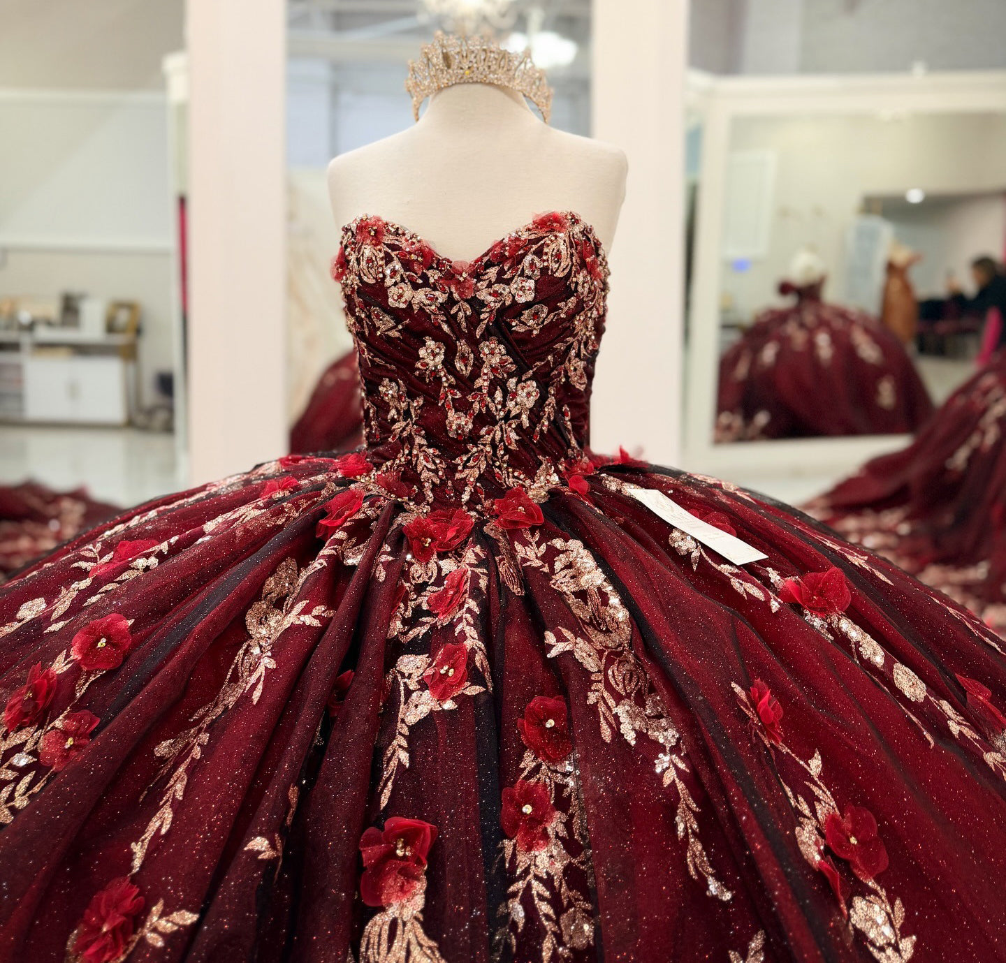 Vestidos de quinceañera con hombros descubiertos, tul princesa, apliques, vestidos de quinceañera HE530