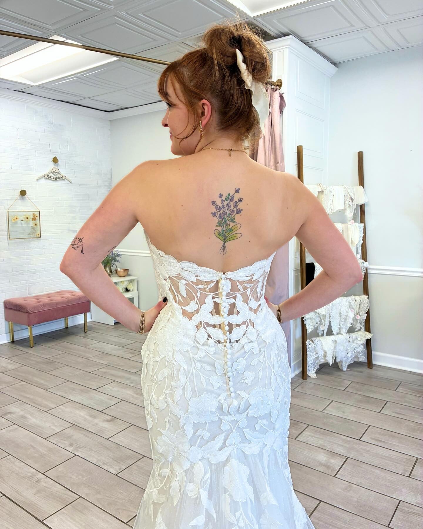 Mermaid Tulle Lace Appliqued Wedding Dresses Boho Sweetheart Bridal Wedding Gown HE1435