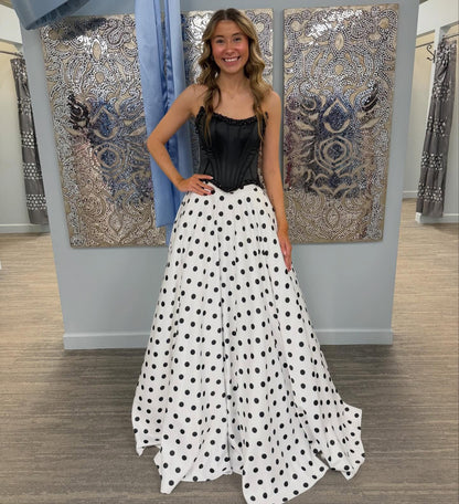 Vestido de noche largo de sirena con un hombro descubierto y lentejuelas brillantes, HE370